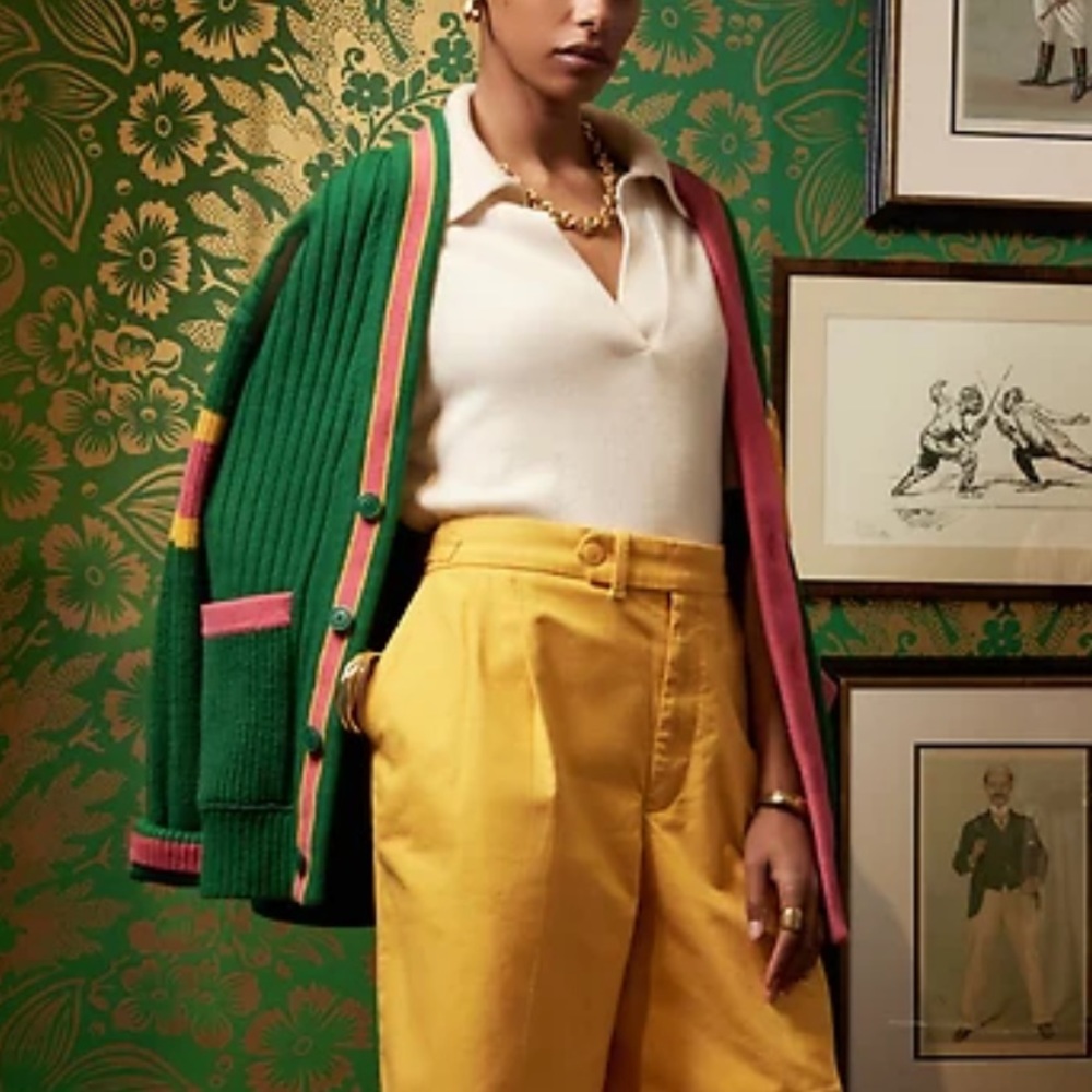 BANANA REPUBLIC VARSITY CARDIGAN